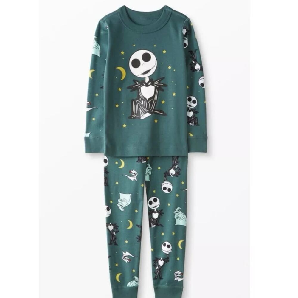 NWT Hanna Andersson 140 10 New Pajamas Halloween Nightmare Before Christmas Jack